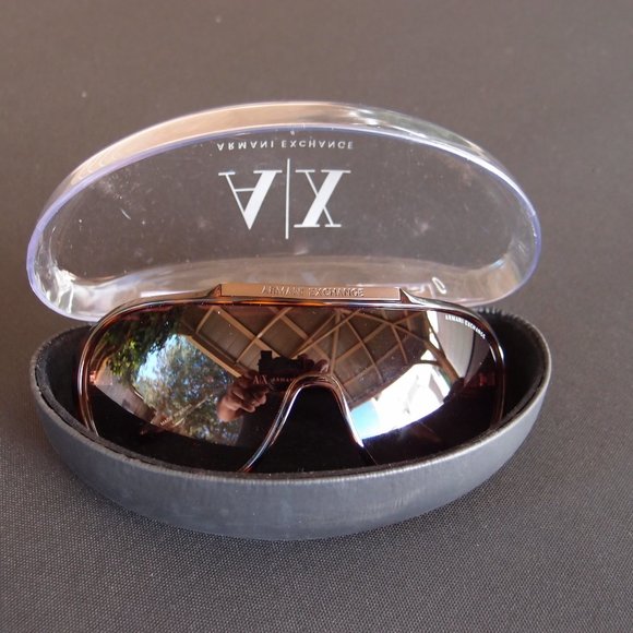 ARMANI EXCHANGE SHIELD AVIATORS/GOGGLE STYLE-UNIQUE